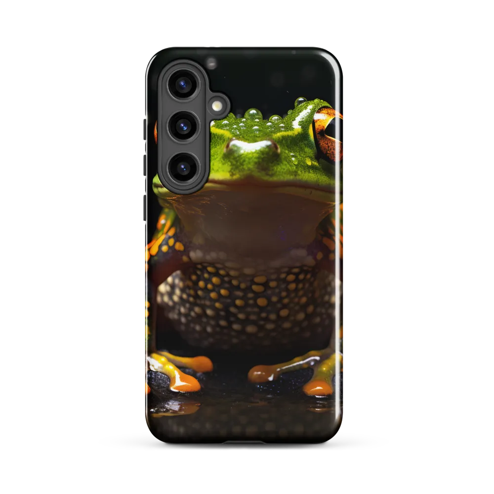 Emerald Elegance: The Frog in Focus