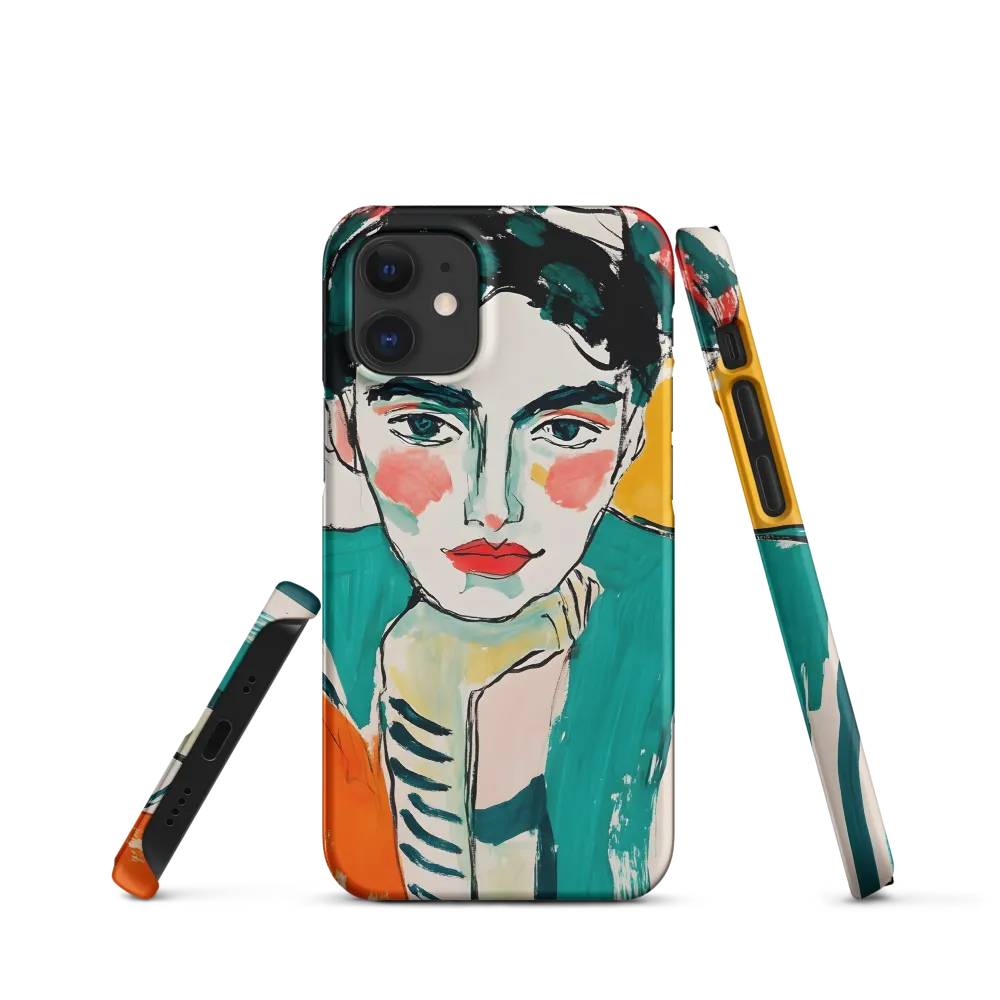 Contemplative Portrait in Bold Hues