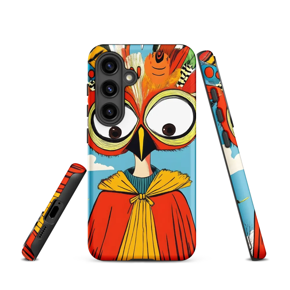 A Whimsical Encounter: The Owl-Human Fusion