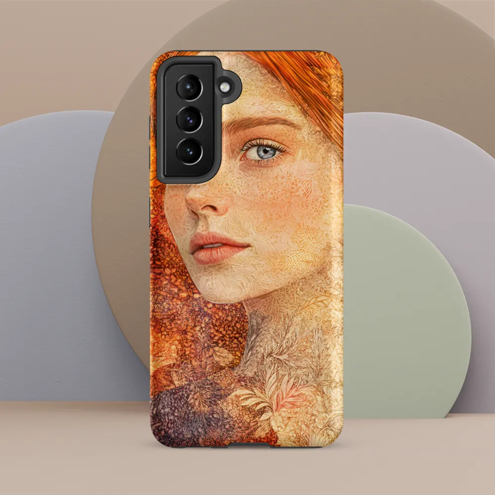 Embracing Autumn's Glow | Phone Case |  S21 FE | Tough Case | Matte