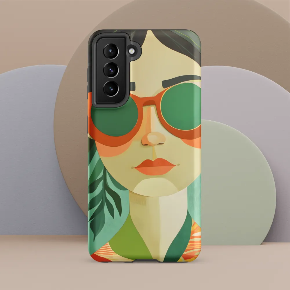 Bold Serenity: A Modern Portrait