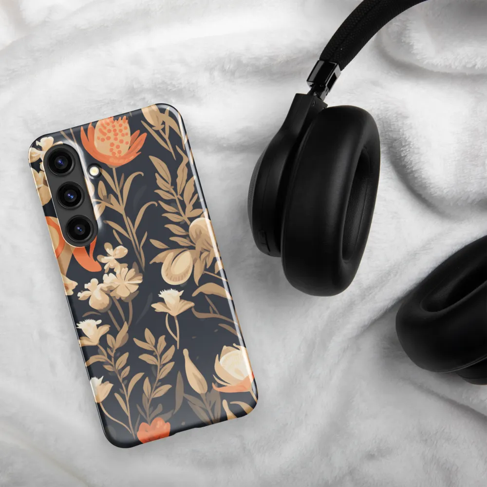 Floral Harmony: A Dance in the Dark
