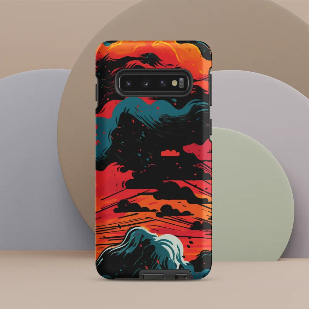 Ethereal Twilight: A Dramatic Landscape in Motion