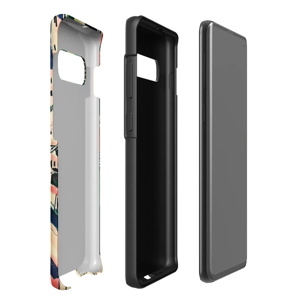 Urban Vibrance: A City in Motion | Phone Case |  S10 Plus | Tough Case | Matte