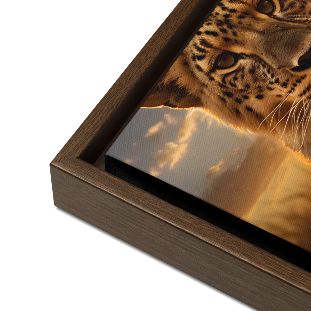 Regal Presence: The Leopard at Sunset