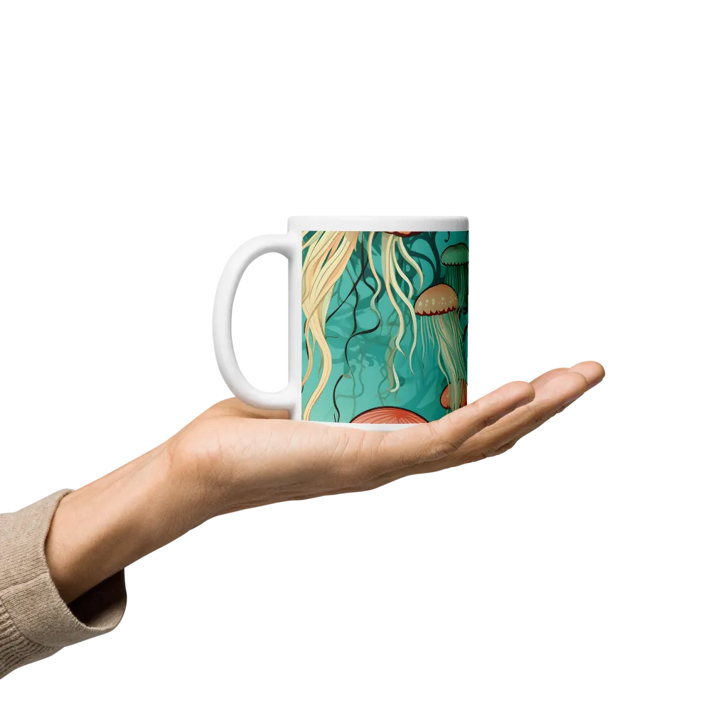 Ethereal Dance of Jellyfish | Mugs | Multiple Sizes & Colors