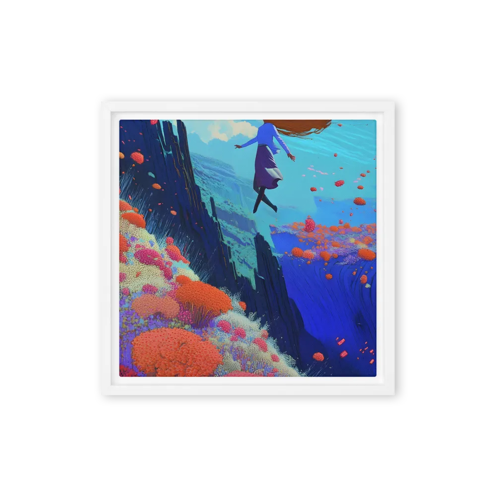 Whispers of Freedom | Canvas with White Frame | 12″×12″