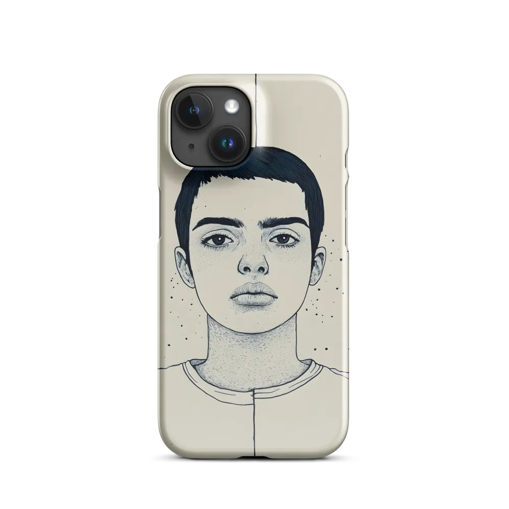 Embodying Serenity: A Contemporary Portrait | Phone Case |  15 | Snap Case | Glossy