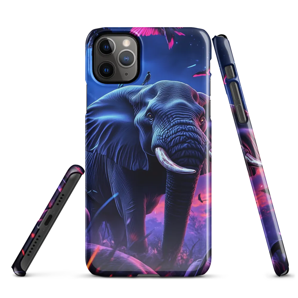 Ethereal Majesty: The Elephant of Twilight | Phone Case |  11 Pro Max | Snap Case | Glossy