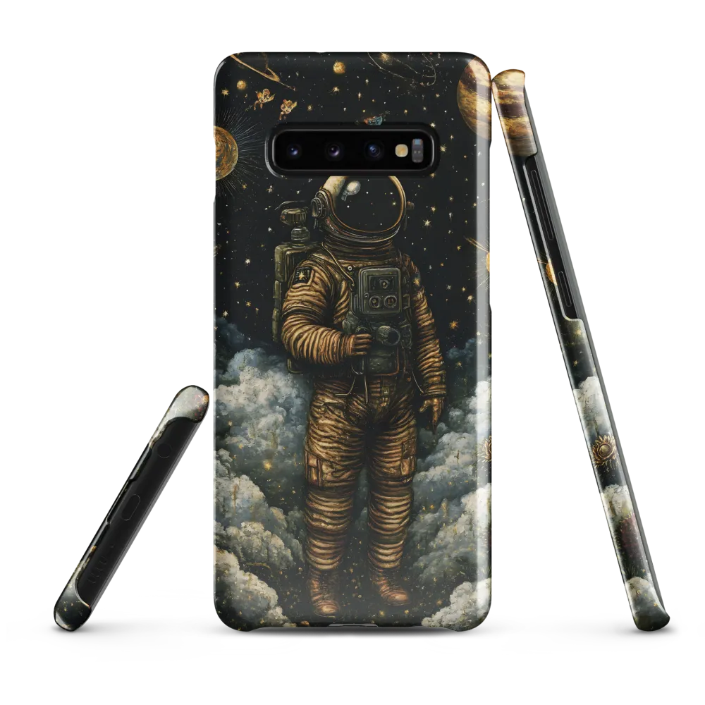 Cosmic Dreams: The Astronaut's Journey | Phone Case |  S10 Plus | Snap Case | Glossy