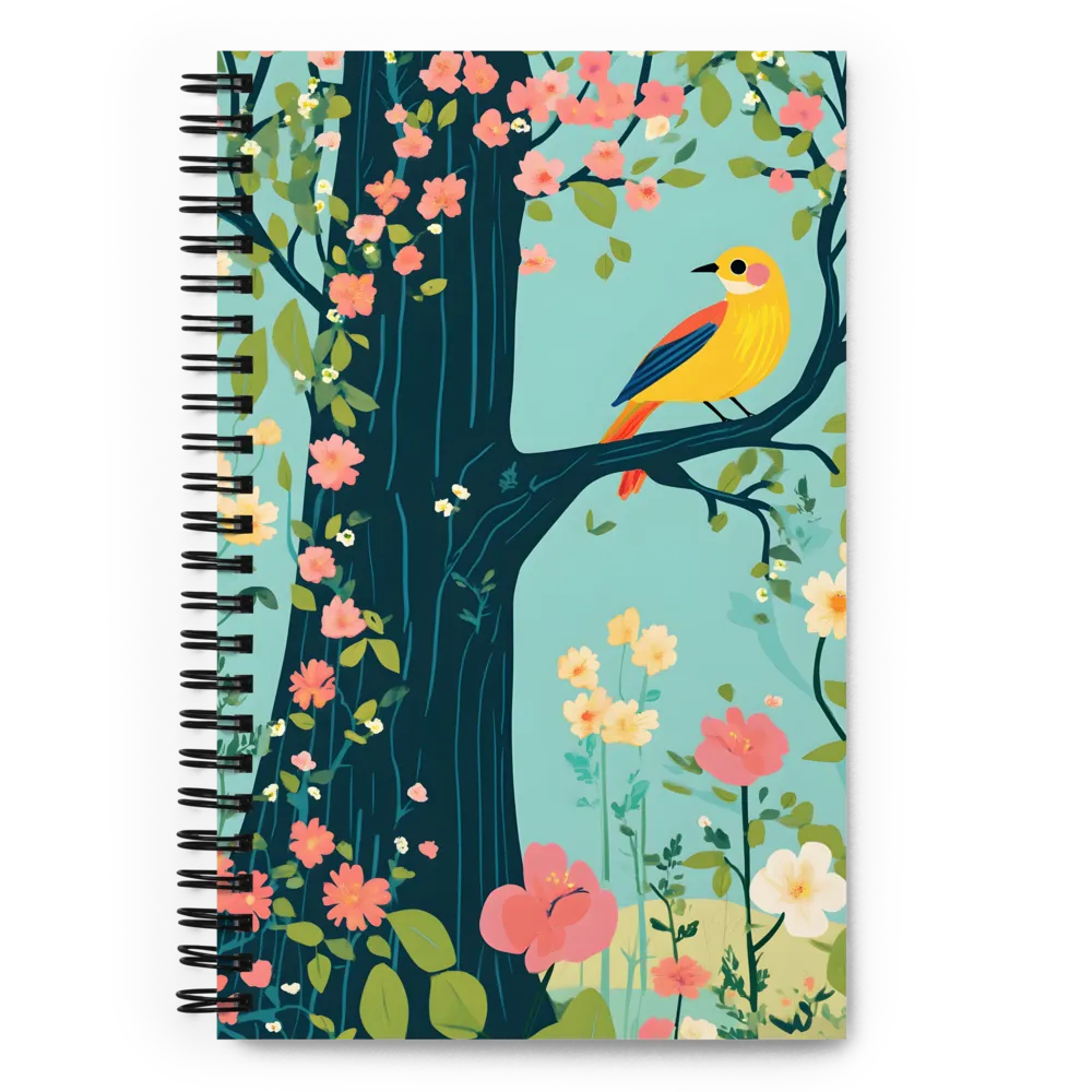 Harmony in Bloom | Spiral Notebook