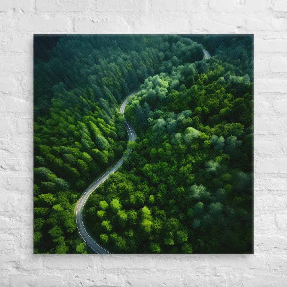 Serpentine Serenity | Canvas | 36″×36″