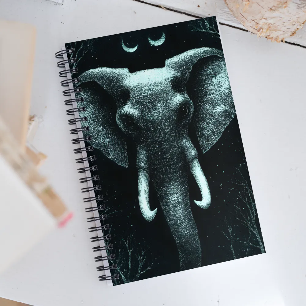 Majestic Guardian of the Night | Spiral Notebook