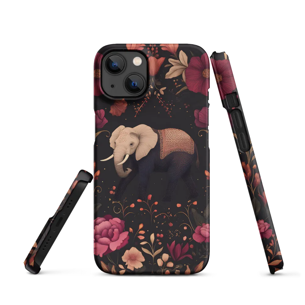 Whispers of the Wild: Elephants and Blooms
