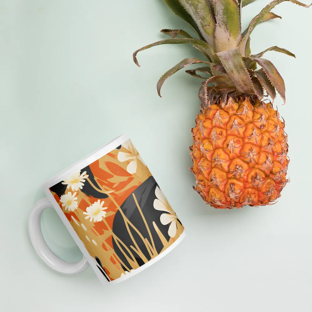 Whimsical Badgers in Bloom | Mugs | Multiple Sizes & Colors