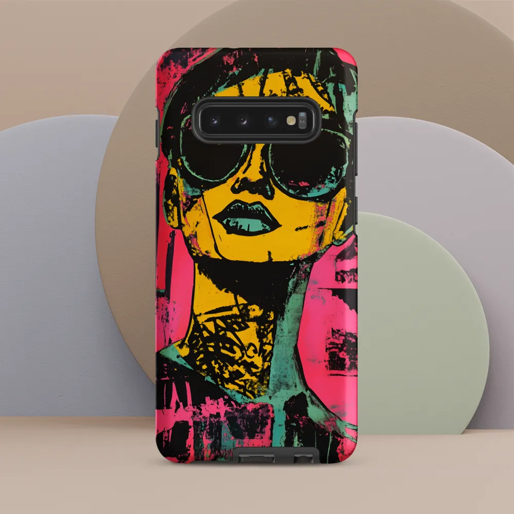 Confident Portrait in Neon Colors