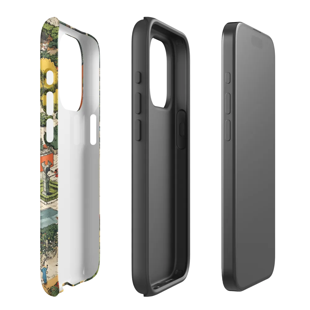 Harmony in the Garden | Phone Case |  15 Pro | Tough Case | Matte