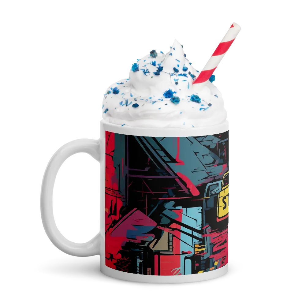 Citybeat: A Neon Dreamscape | Mugs | Multiple Sizes & Colors