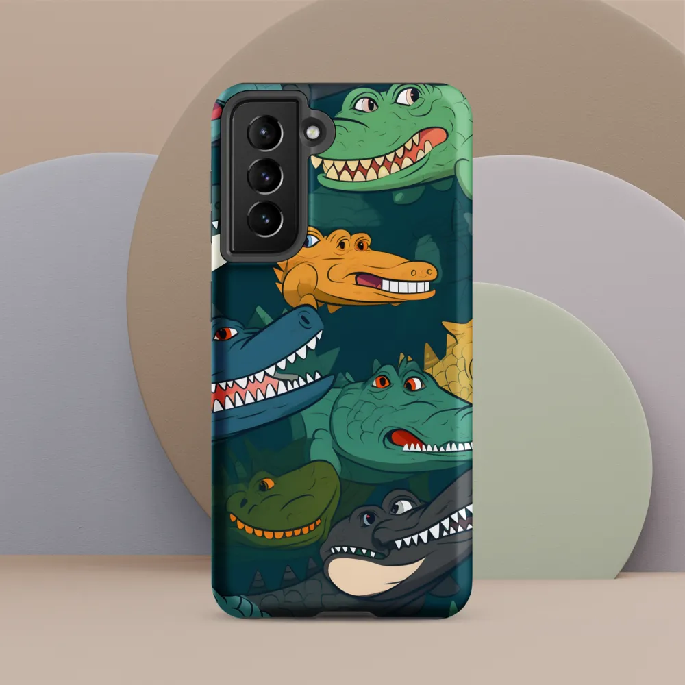 Cheerful Crocodilian Parade