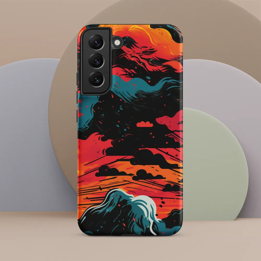Ethereal Twilight: A Dramatic Landscape in Motion