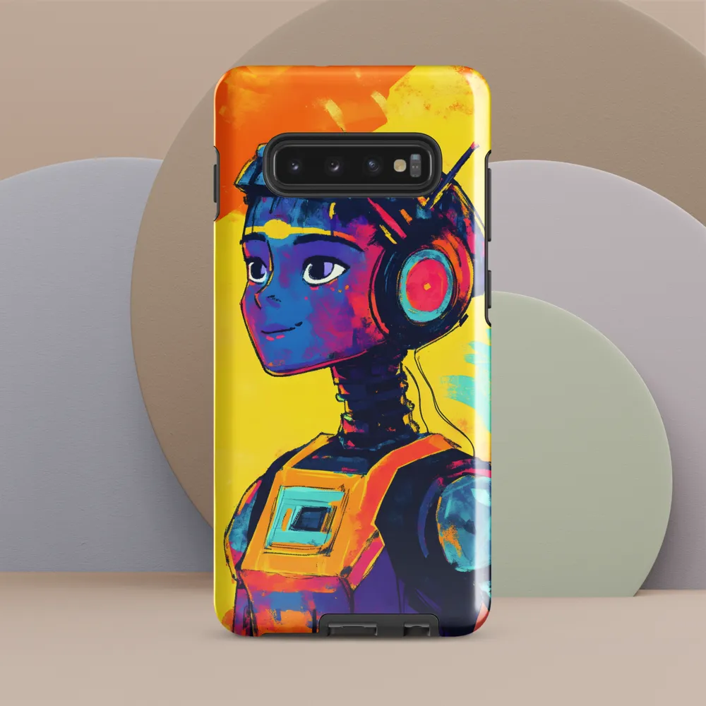 Playful Cyborg Symphony | Phone Case |  S10 Plus | Tough Case | Glossy