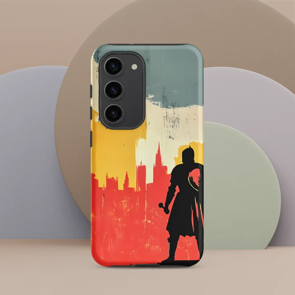 Hero in the Urban Dawn | Phone Case |  S23 | Tough Case | Matte