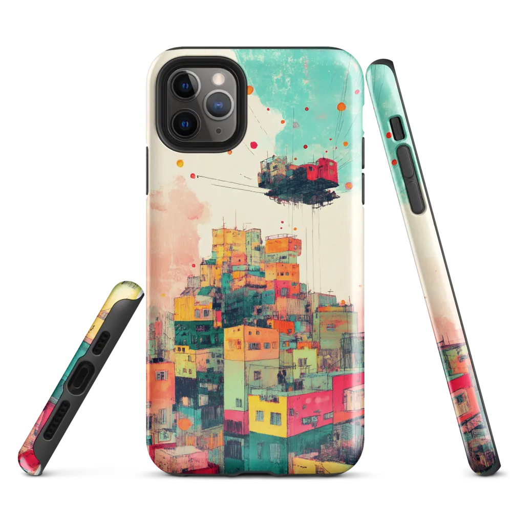 Whimsical Cityscape: A Surreal Journey | Phone Case |  11 Pro Max | Tough Case | Glossy