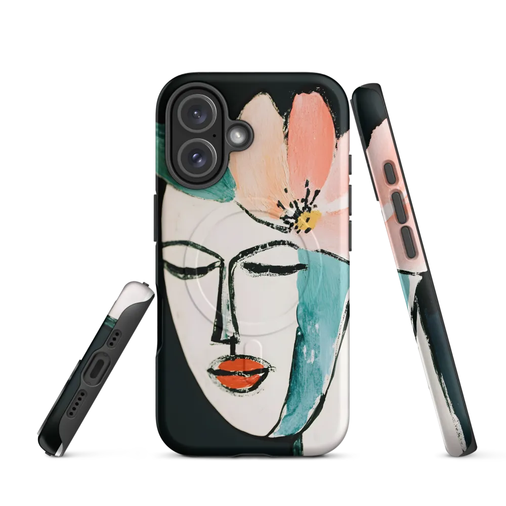Elegance in Bloom | Phone Case |  16 | MagSafe® Tough Case | Matte