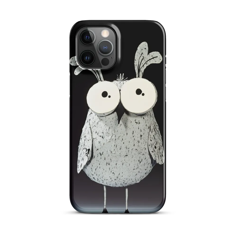Whimsical Owl in Paper Cutout | Phone Case |  12 Pro Max | Snap Case | Glossy