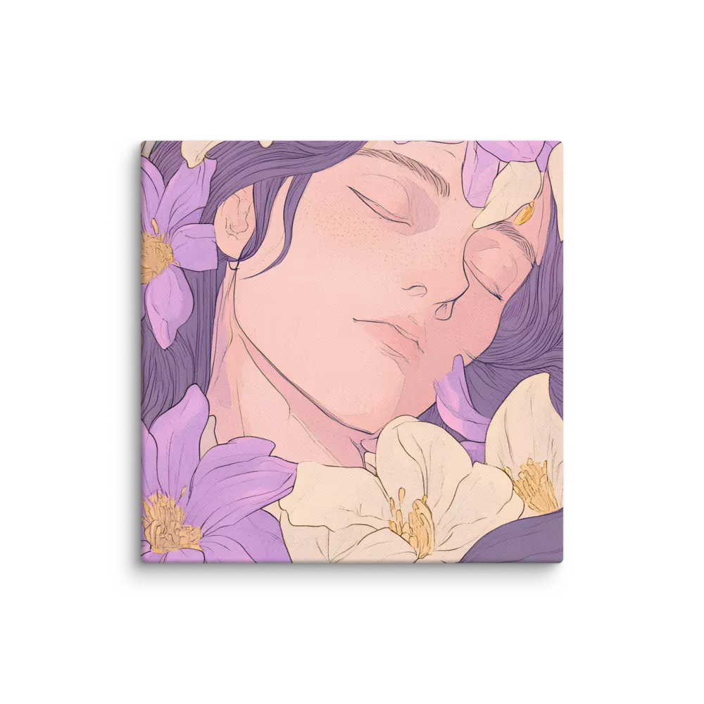 Harmony in Bloom | Canvas | 12″×12″
