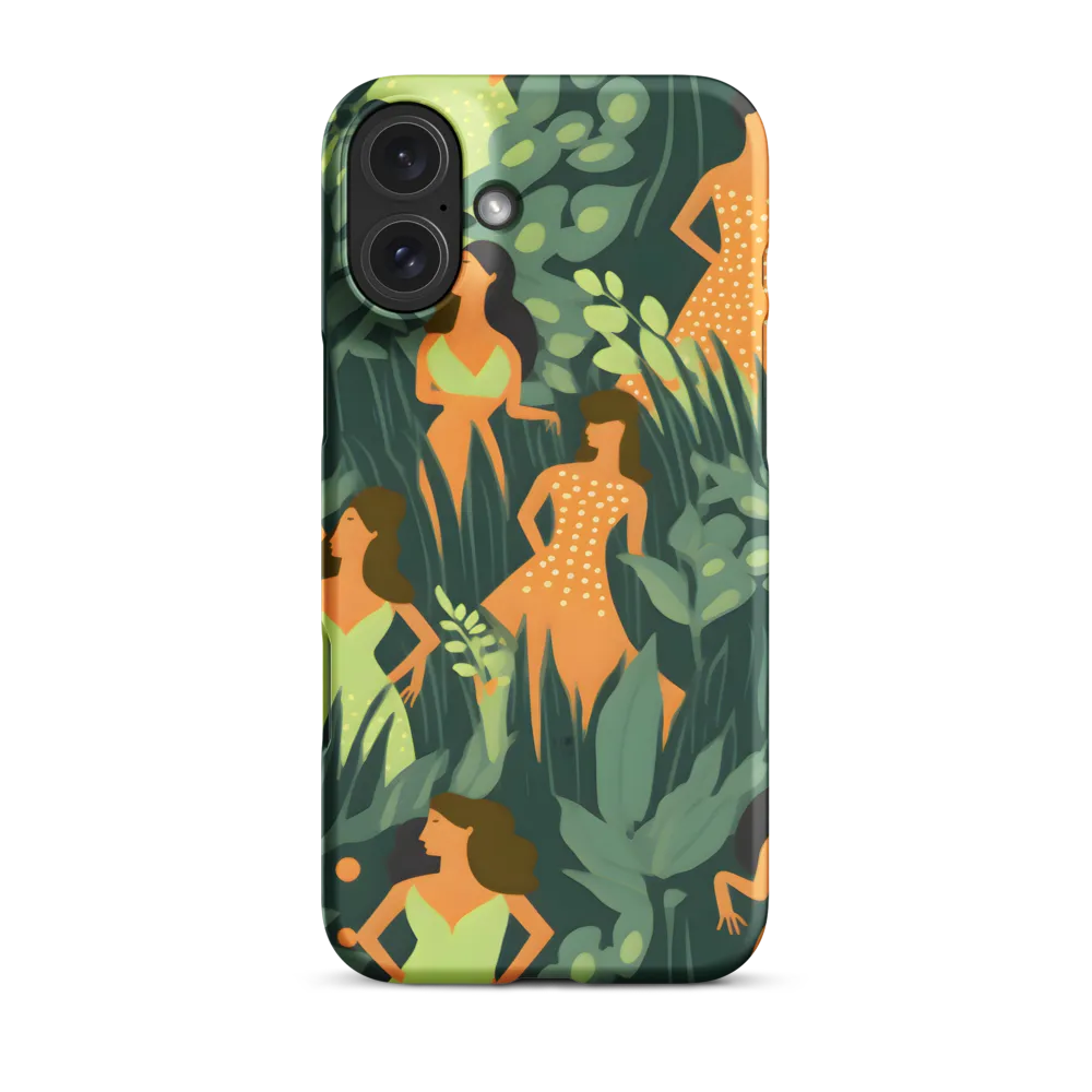 Playful Harmony in Patterns | Phone Case |  16 Plus | Snap Case | Matte