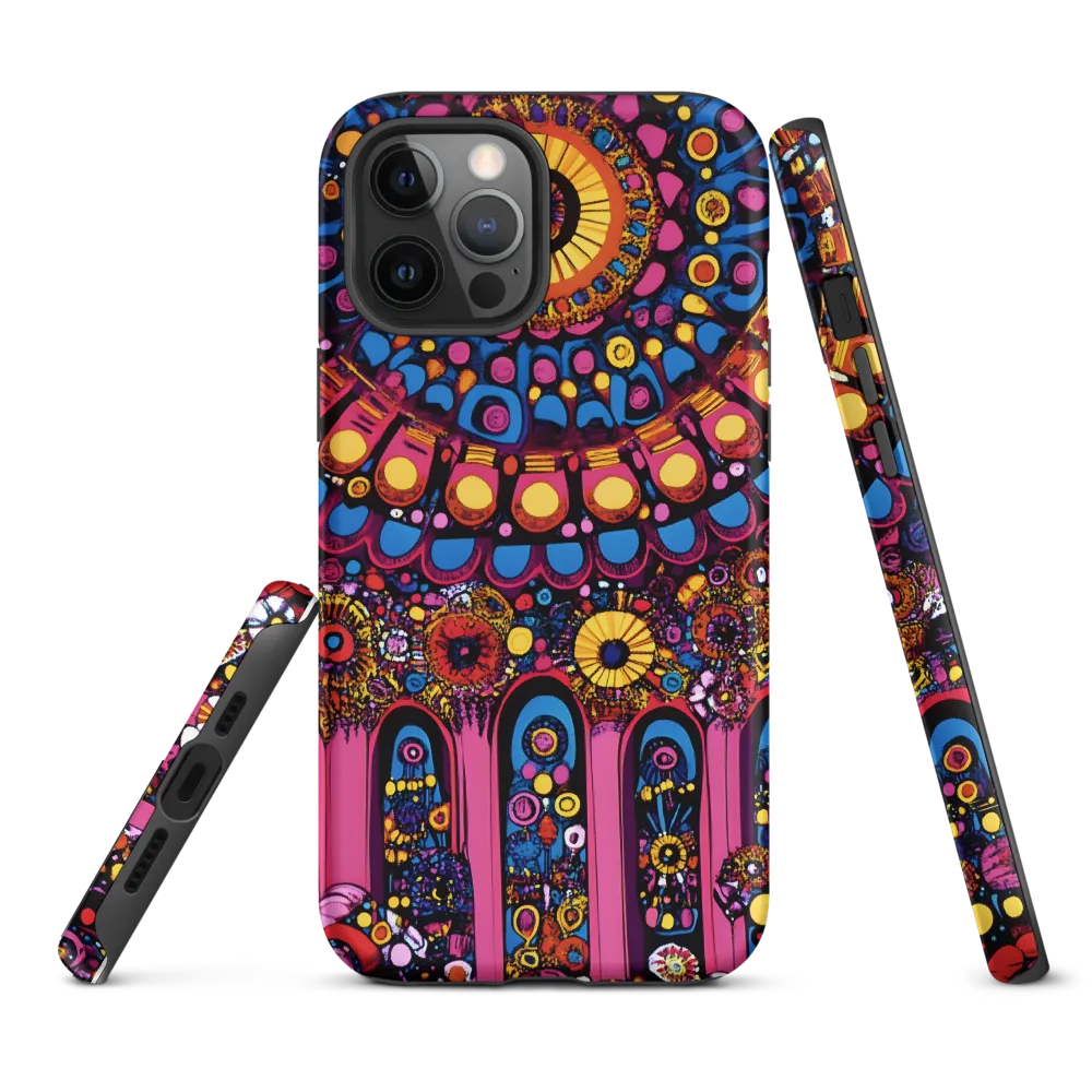 Whimsical Mandala Symphony | Phone Case |  12 Pro Max | Tough Case | Matte