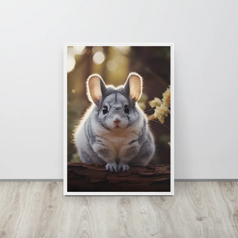 Curious Chinchilla in the Forest