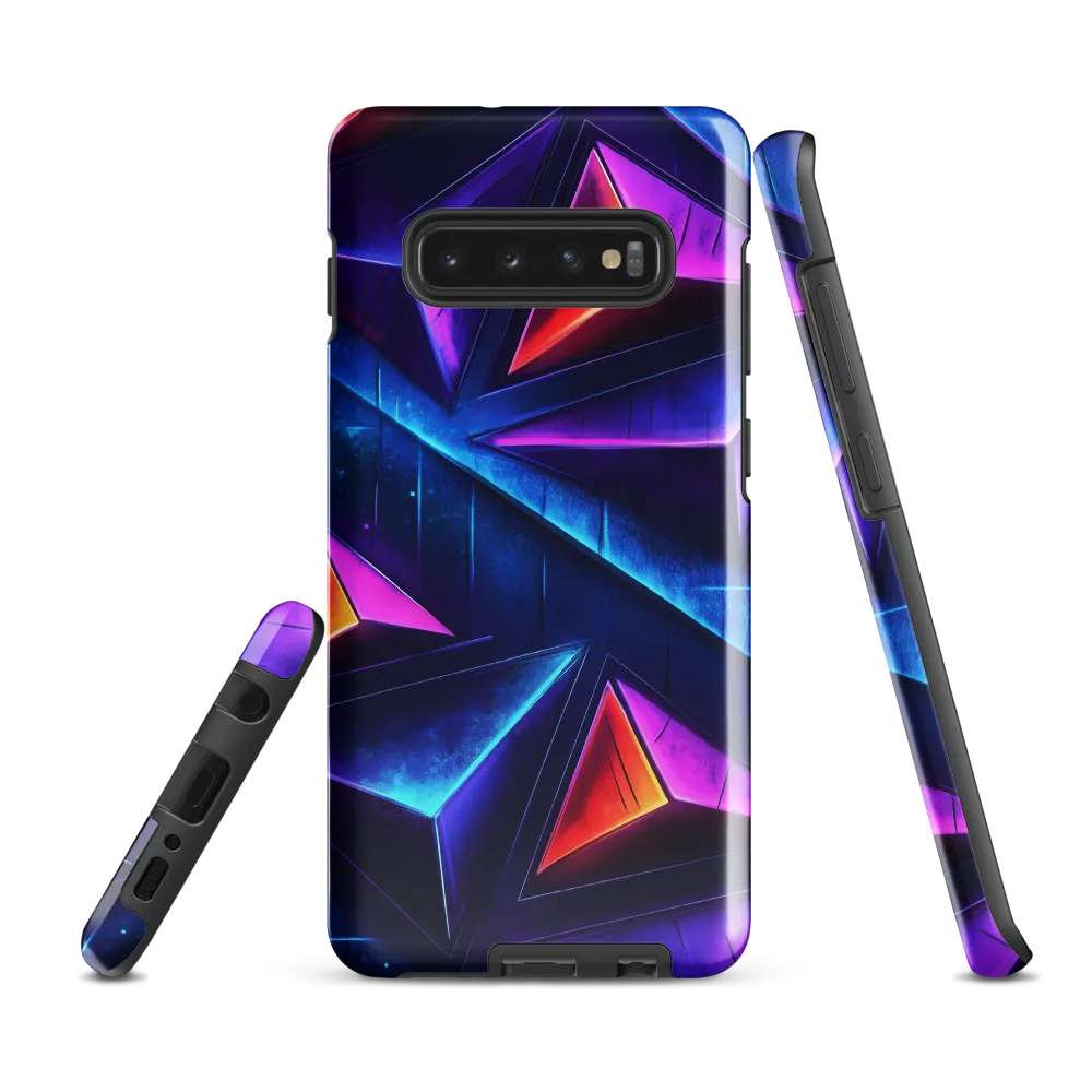 Geometric Luminescence | Phone Case |  S10 Plus | Tough Case | Glossy