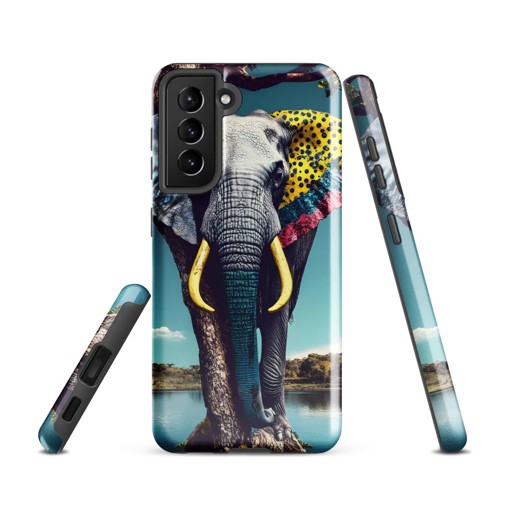 Playful Elegance: The Surreal Elephant