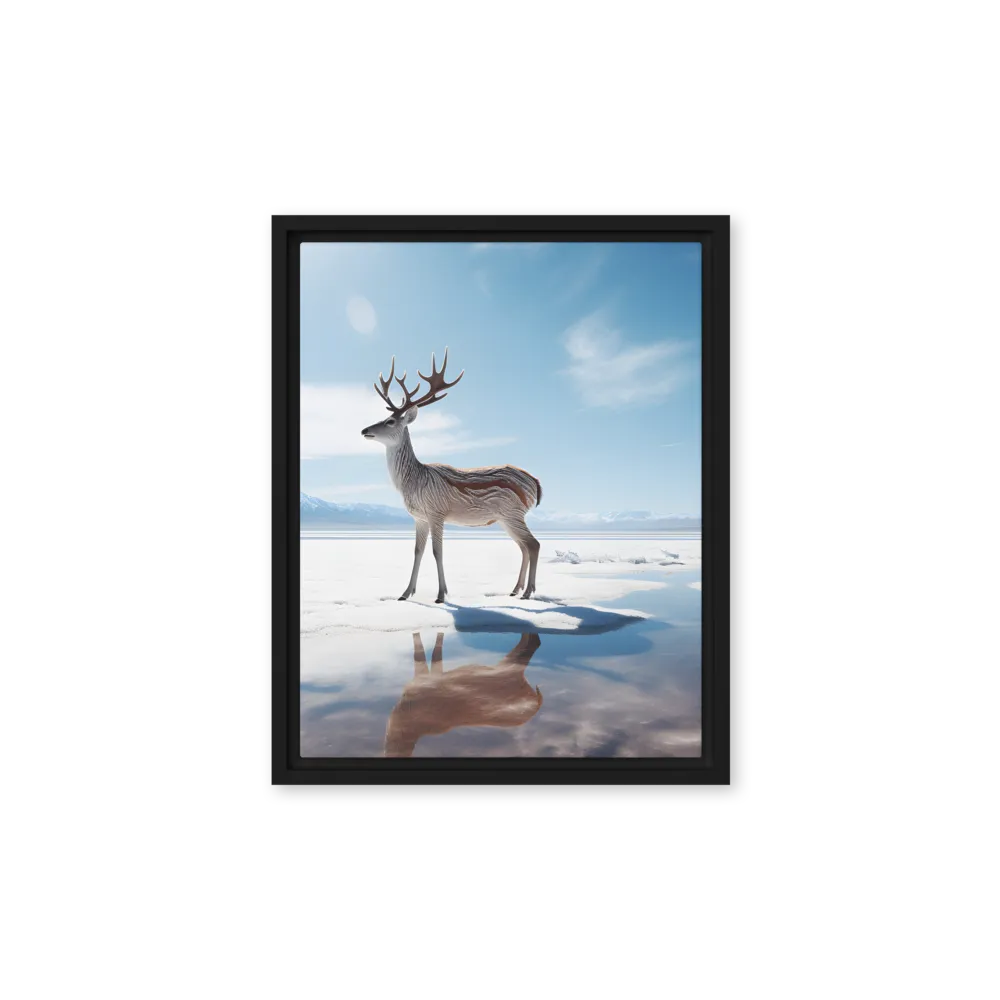 Majesty in Reflection | Canvas with Black Frame | 11″×14″
