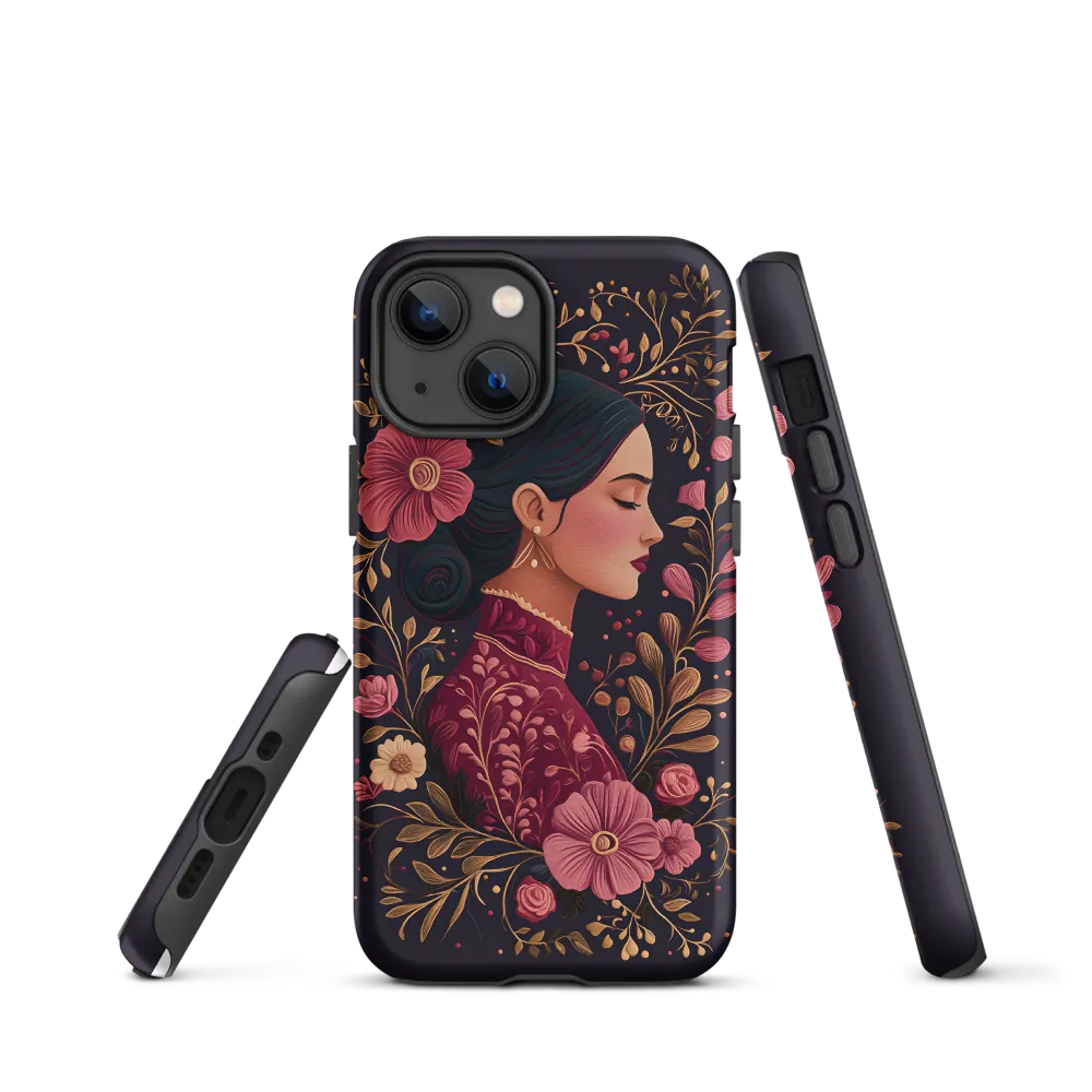 Portrait of Serenity | Phone Case |  13 mini | Tough Case | Matte