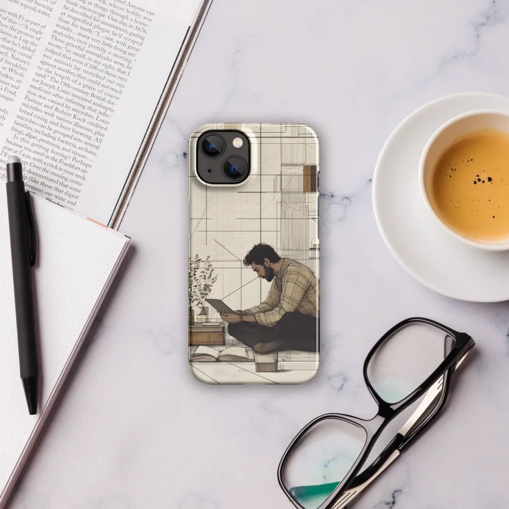 Quiet Reflections in Line | Phone Case |  13 | Snap Case | Glossy