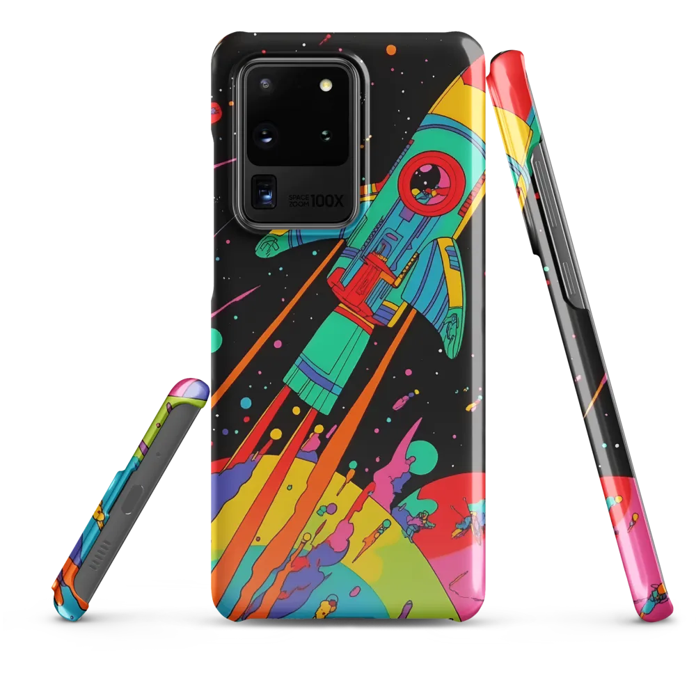 Cosmic Voyage: The Neon Lift-Off