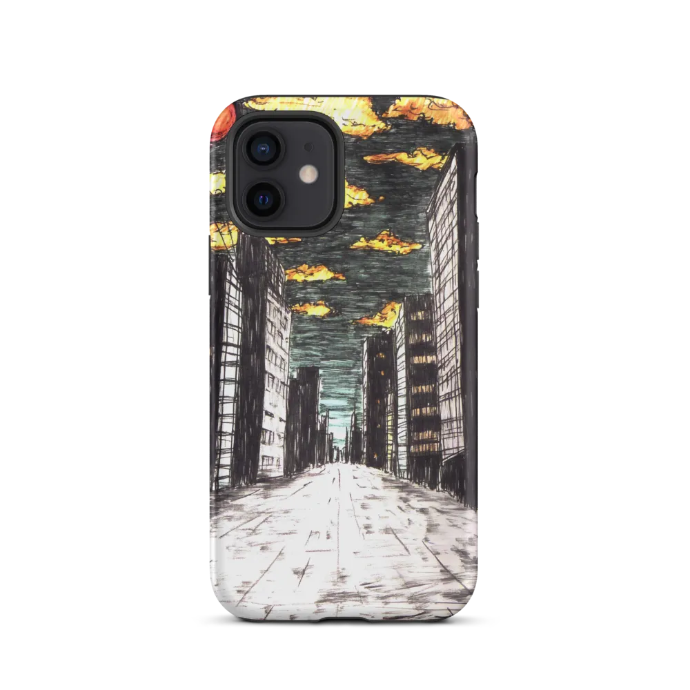 Eclipsed Cityscape