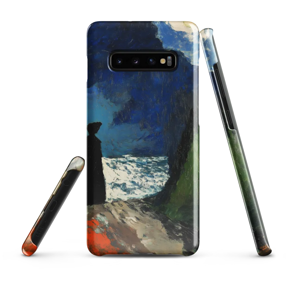 Solitary Reflection by the Sea | Phone Case |  S10 Plus | Snap Case | Glossy