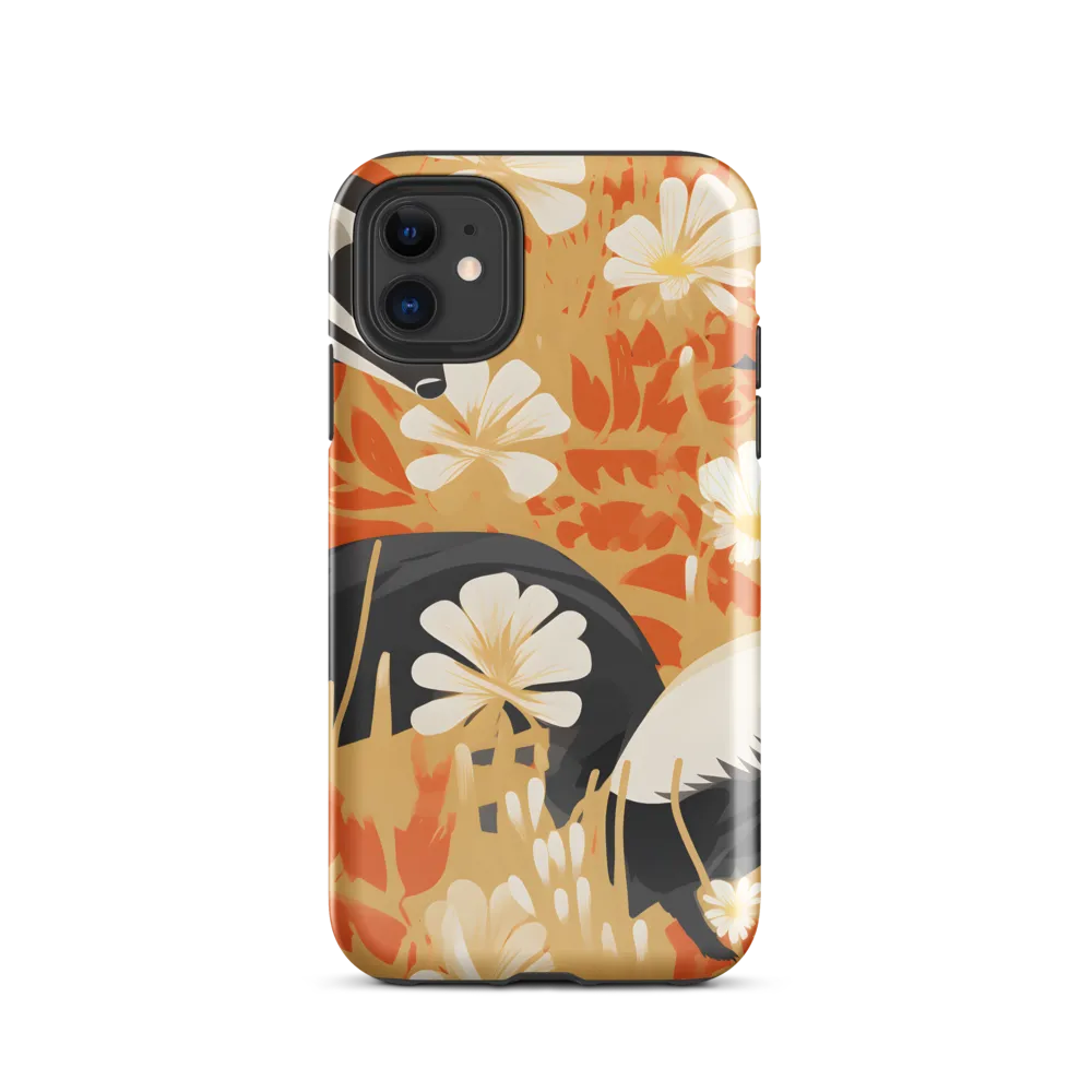 Whimsical Badgers in Bloom