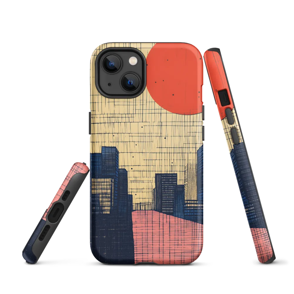 Urban Echoes: A Minimalist Cityscape