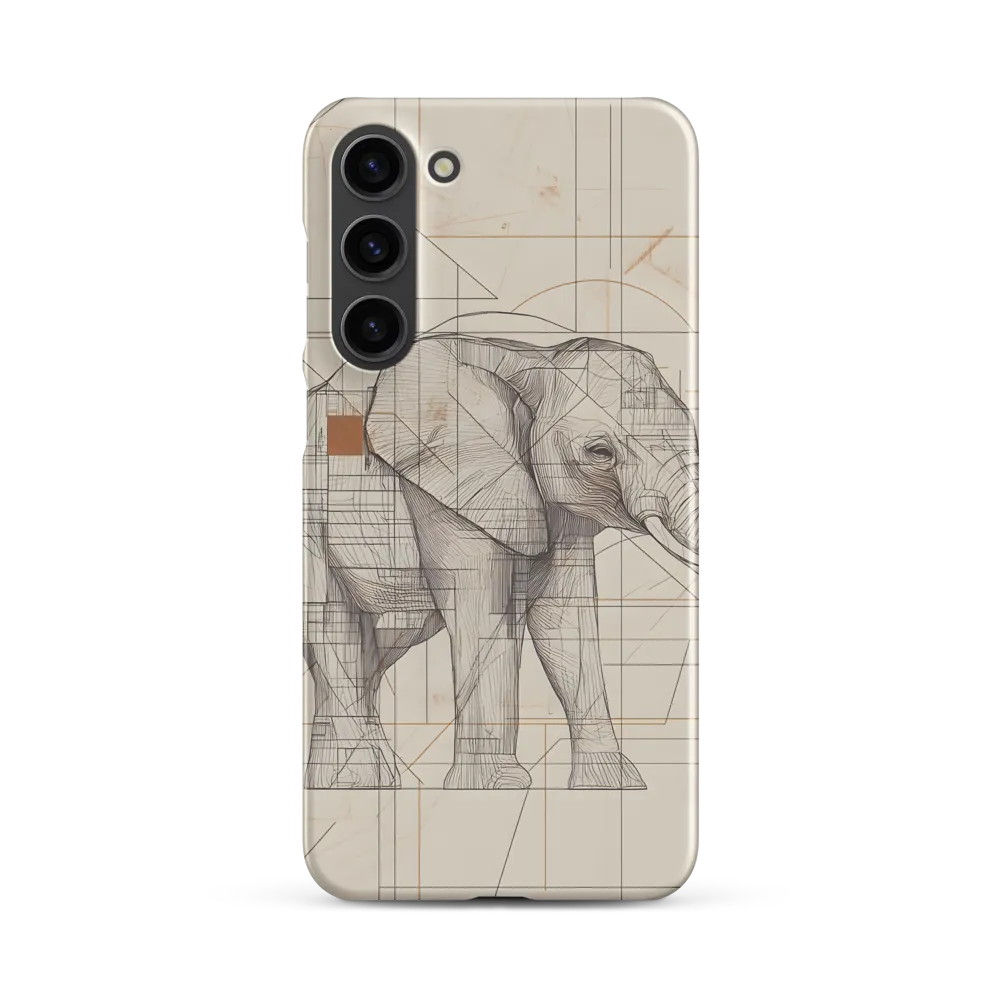 Geometric Elegance: The Steel Elephant