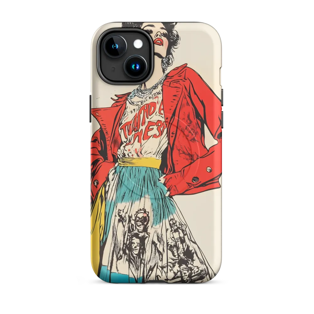 Vibrant Elegance: A Pop Art Fashion Statement