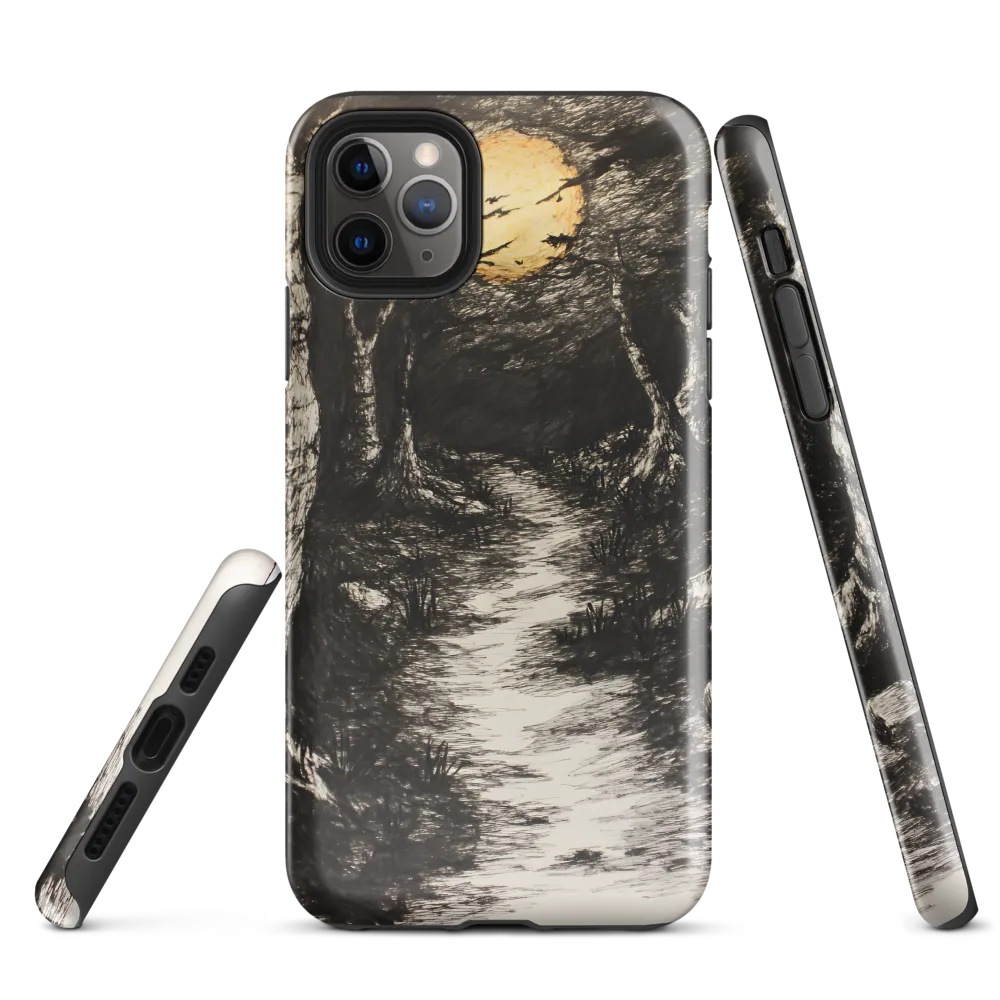 Moonlit Path Through the Enigmatic Forest | Phone Case |  11 Pro Max | Tough Case | Glossy