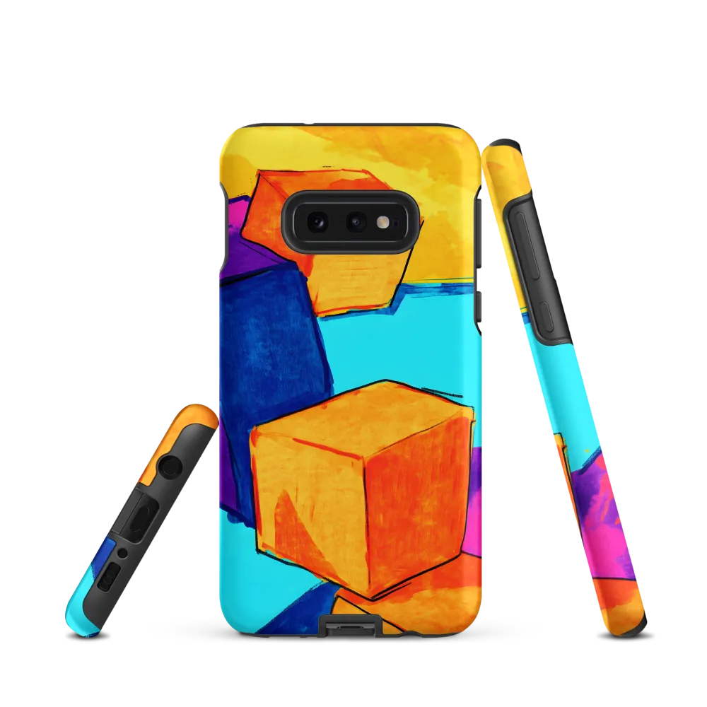 Playful Cubes in Vibrant Harmony
