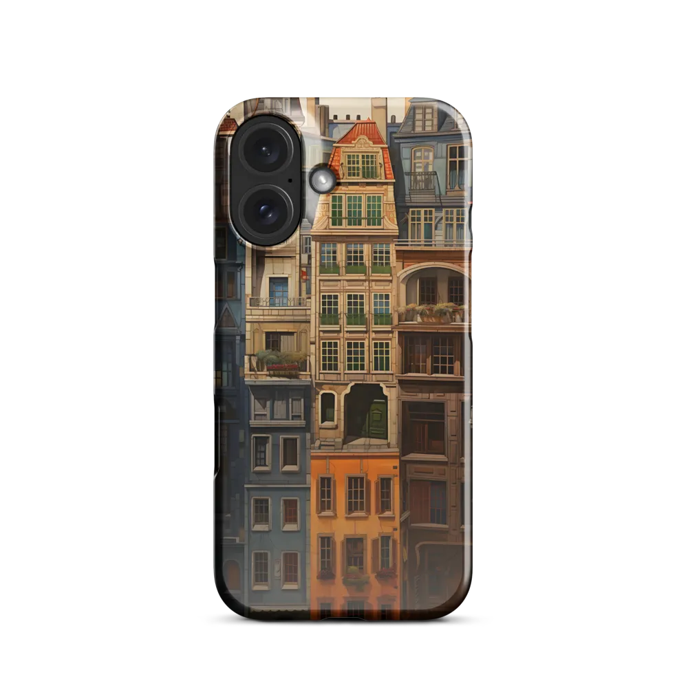 Charming Facades: A Tribute to Urban Living | Phone Case |  16 | Snap Case | Glossy