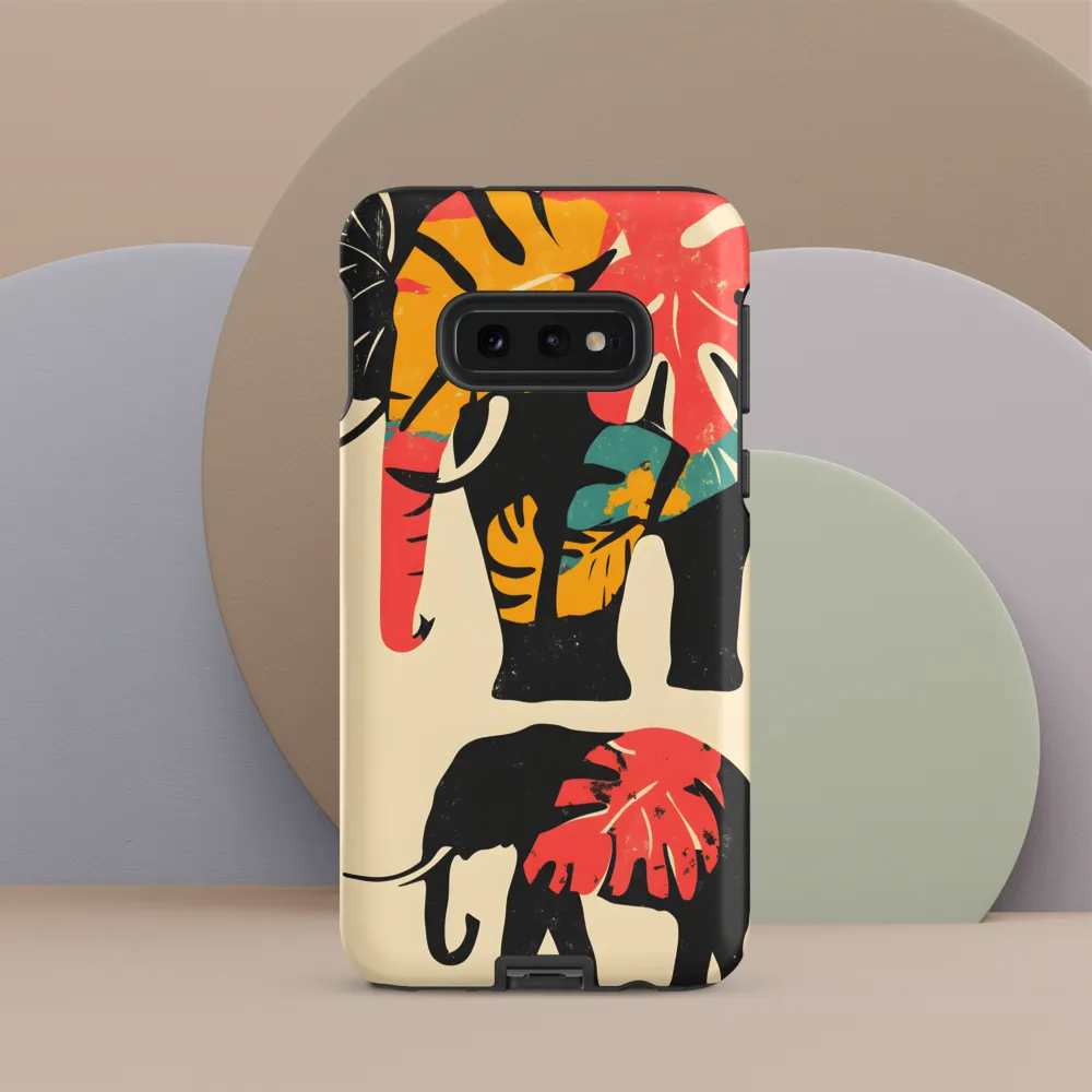 Tropical Elegance: The Elephant's Dance