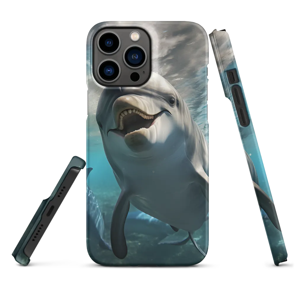 Beneath the Waves: A Dolphin's Dance